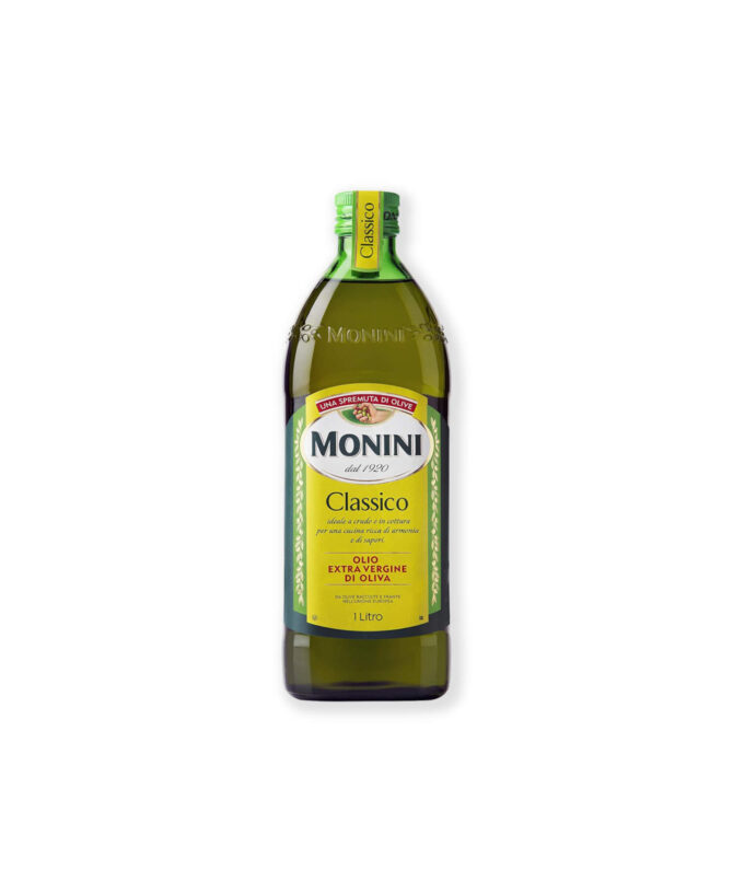 klasyczna oliwa a oliwek marki monini w szklanej dużej butelce